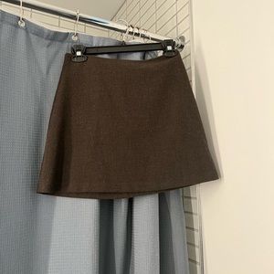 Aritzia wool skirt- dark grey / green.